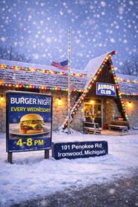 Aurora Club burger night