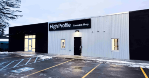High Profile Cannabis store front